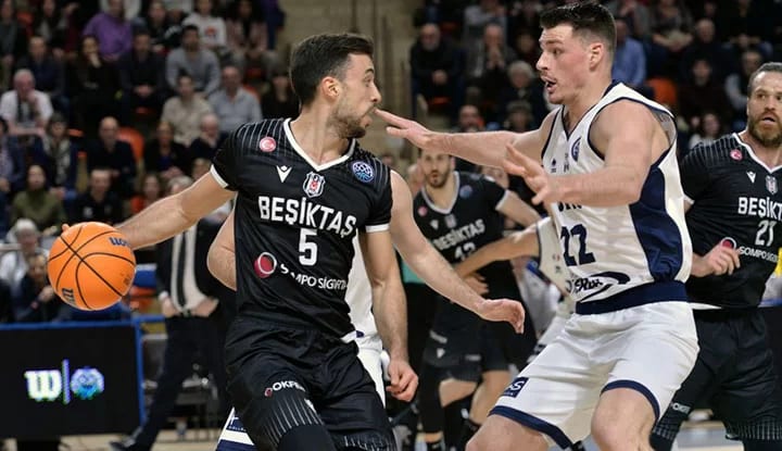 Beşiktaş Sompo Sigorta, JDA Dijon deplasmanında mağlup