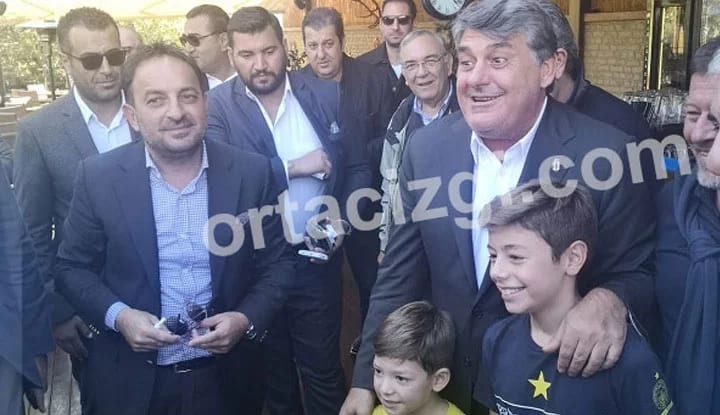 Serdal Adalı, Beşiktaş esnafını ziyaret etti! Fenerbahçeli çocuk taraftarlar fotoğraf çektirdi!
