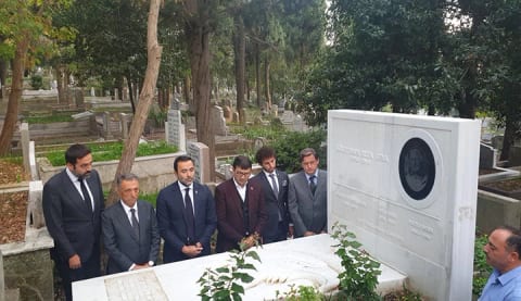 Ahmet Nur Çebi, Süleyman Seba'nın kabrini ziyaret etti!
