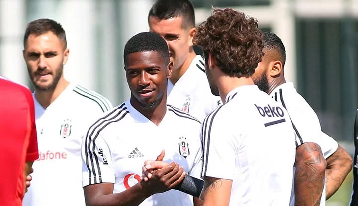 Abdoulay Diaby, Beşiktaş'ta ilk antrenmanına çıktı