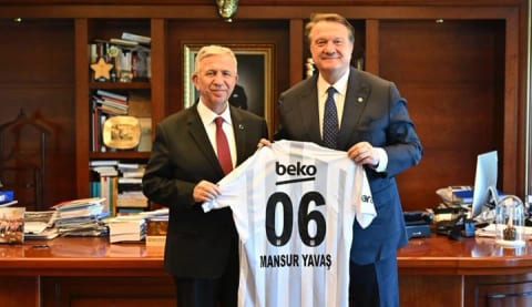 Başkan Hasan Arat, Mansur Yavaş'ı ziyaret etti!