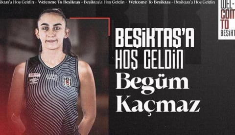 Begüm Kaçmaz resmen Beşiktaş Kadın Voleybol'da!
