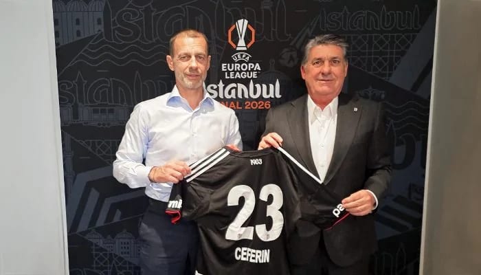 Beşiktaş Başkanı Adalı, UEFA Başkanı Ceferin ile buluştu!