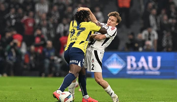 Beşiktaş Dolmabahçe'de Fenerbahçe'yi devirdi!