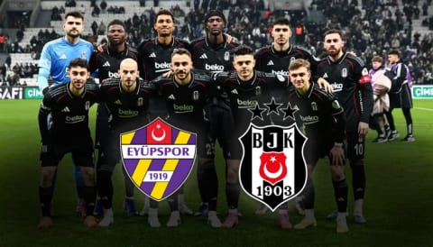 Beşiktaş, Eyüpspor Deplasmanında Sahaya Çıkıyor