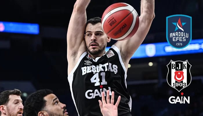 Beşiktaş GAİN, Anadolu Efes deplasmanında kaybetti