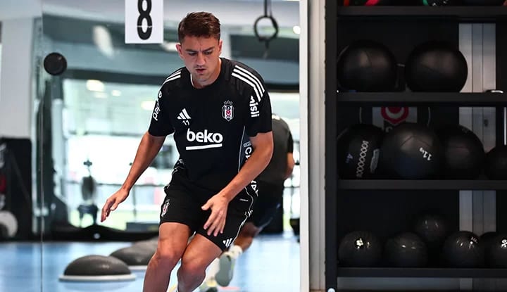Beşiktaş günün ilk antrenmanını gerçekleştirdi!