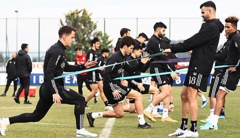 Beşiktaş, kondisyon ve taktik çalıştı!