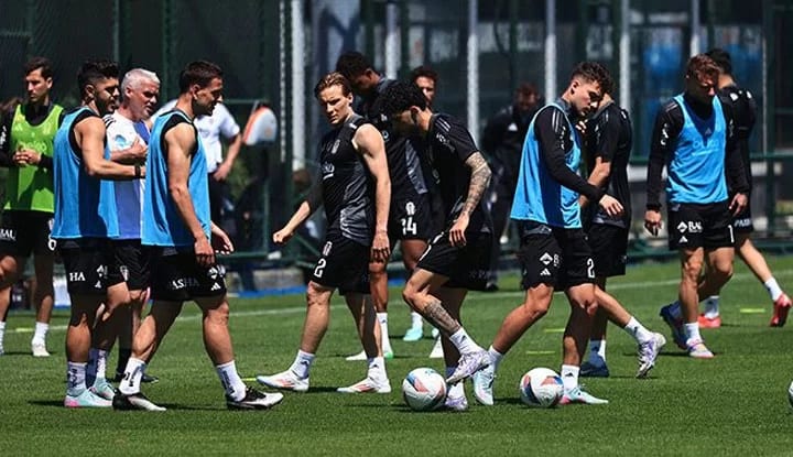 Beşiktaş kondisyon ve taktik çalıştı!