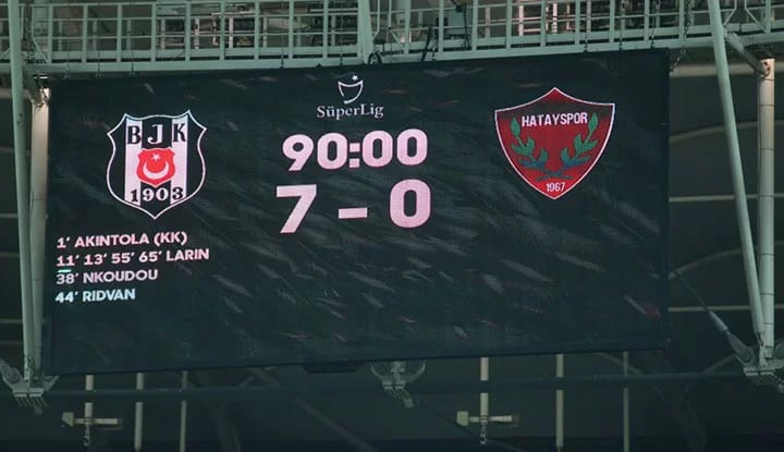 "Beşiktaş maçını izlerken ekrandan..."