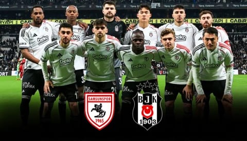 Beşiktaş’ın Samsunspor maçı ilk 11’i belli oldu!