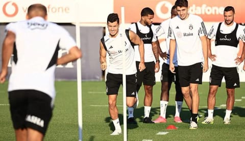 Beşiktaş taktik ve kondisyon çalıştı!