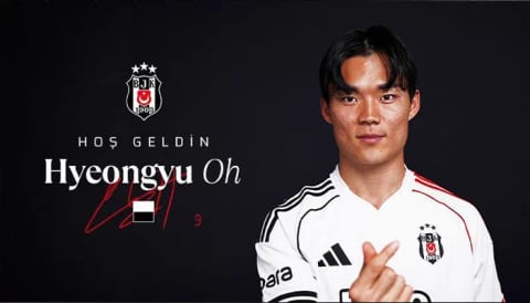 Beşiktaş’a Hyeongyu Oh transferi resmen açıklandı