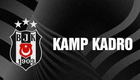 Beşiktaş'ın Midtjylland maçı kamp kadrosu açıklandı!