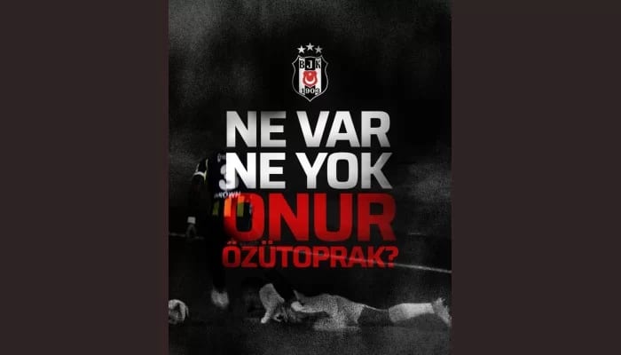 Beşiktaş'tan Hakem Onur Özütoprak'a gönderme!
