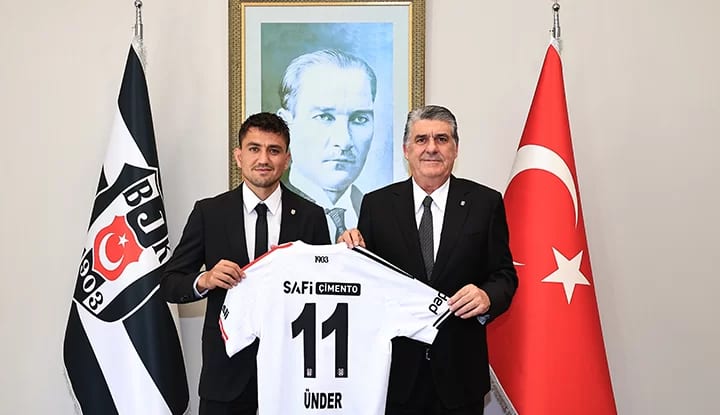 Cengiz Ünder'in şut idmanına Salih ve Emirhan'dan yorumlar!