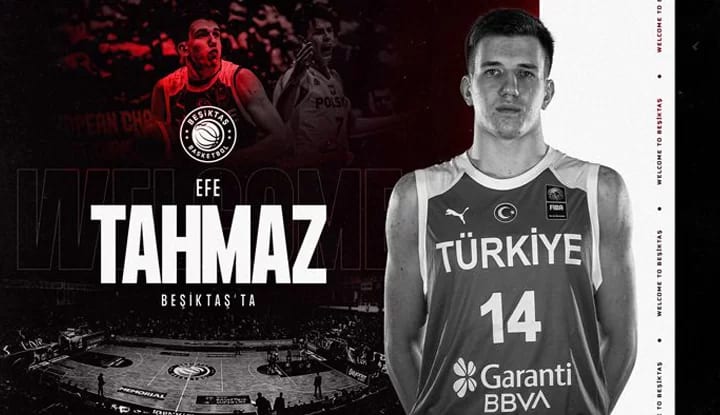 Efe Tahmaz, resmen Beşiktaş’ta