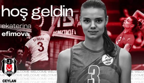 Ekaterina Efimova resmen Beşiktaş Ceylan’da