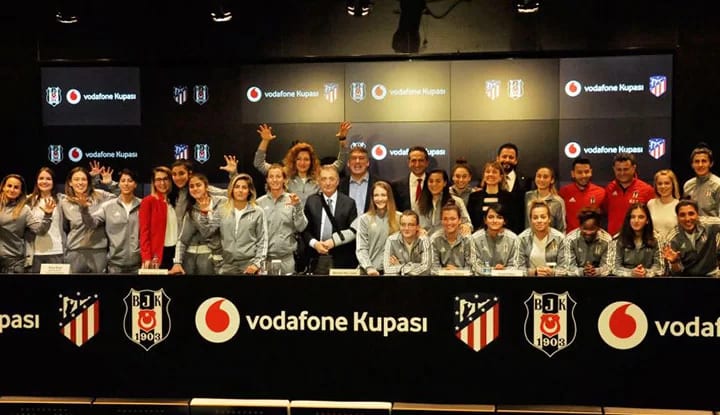 Beşiktaş-Atlético Madrid Vodafone Kupası maçının tanıtımı yapıldı!