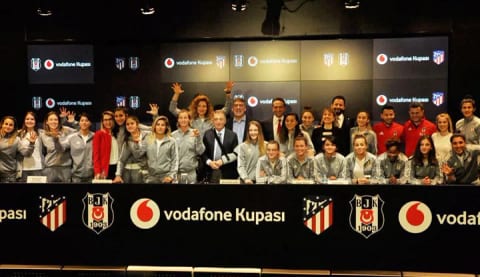 Beşiktaş-Atlético Madrid Vodafone Kupası maçının tanıtımı yapıldı!