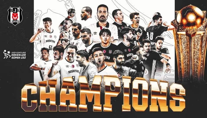 Hentbol Süper Ligi'nde Şampiyon Beşiktaş!