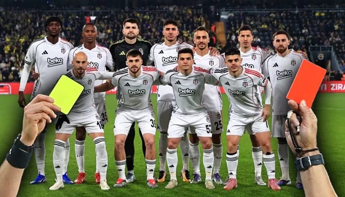 İşte Beşiktaş’ın ilk yarı kart raporu!