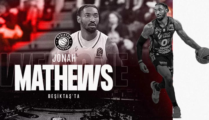 Jonah Mathews resmen Beşiktaş’ta!