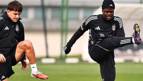 Junior Olaitan, Beşiktaş ile İlk Antrenmanına Çıktı
