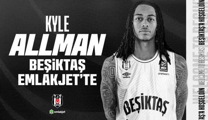 Kyle Allman resmen Beşiktaş Emlakjet’te!