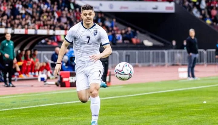 Milot Rashica milli maçta ilk 11 başladı! Asistini yaptı!