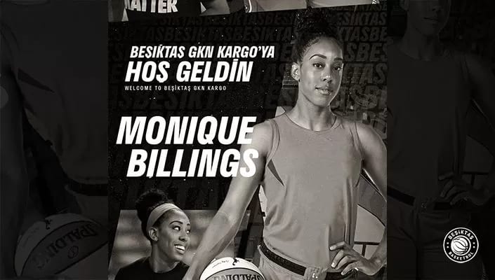 Monique Billings resmen Beşiktaş GKN Kargo’da!