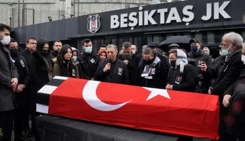 Necip Sever için kulüp binasında anma töreni düzenlendi