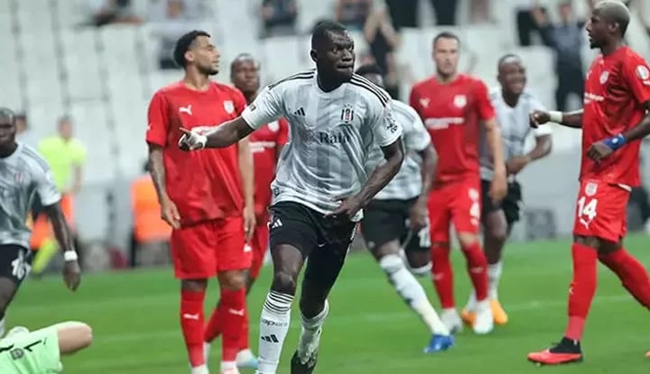 Omar Colley'den Beşiktaş formasıyla siftah!