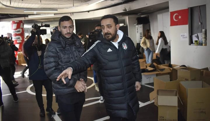 Onur Bulut, Vodafone Park deprem yardım merkezinde!