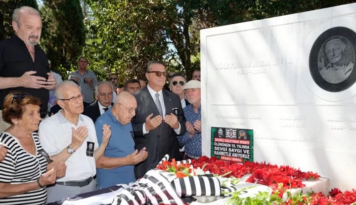 Onursal Başkan Süleyman Seba kabri başında anıldı!