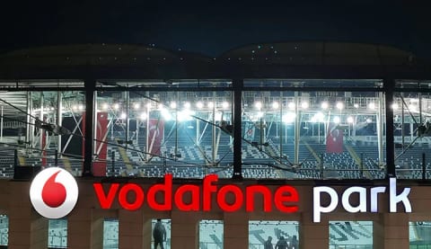 Vodafone Park'ta toplantı öncesi önlem! İşte o görüntüler...