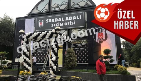 İşte Serdal Adalı'nın seçim ofisinden görüntüler...