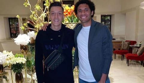 Mesut Özil ile Elneny, bir araya geldi! Özil'den paylaşım...