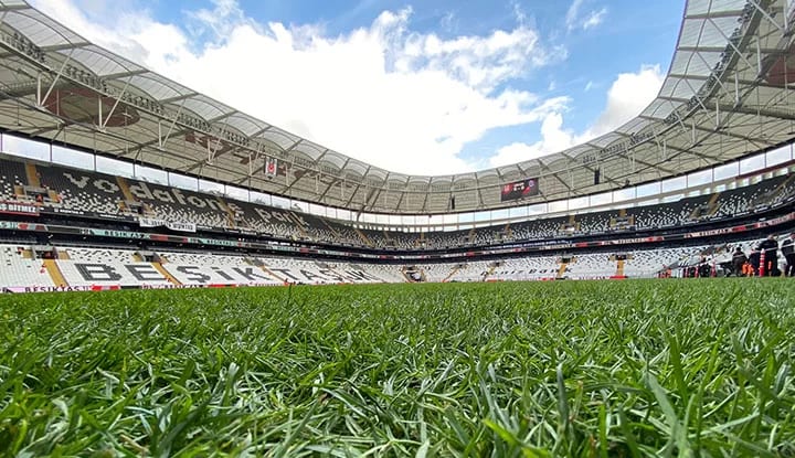 Vodafone Park'ta maç sonu damga vuran görüntü!