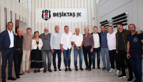 Beşiktaşlı eski sporculardan Abdullah Avcı'ya ziyaret