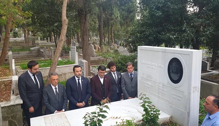 Ahmet Nur Çebi, Süleyman Seba'nın kabrini ziyaret etti!