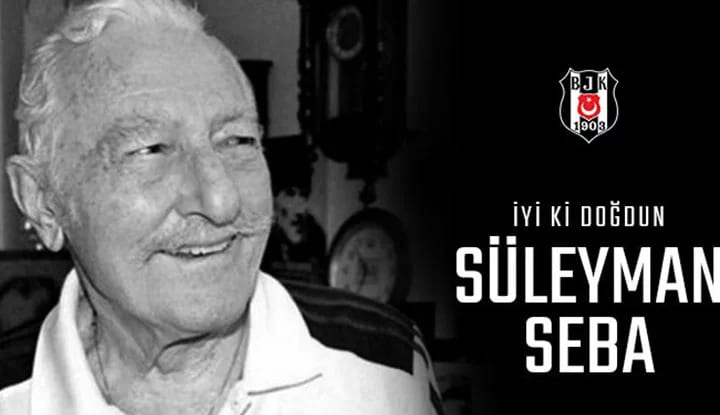 Beşiktaş, Süleyman Seba'yı andı!