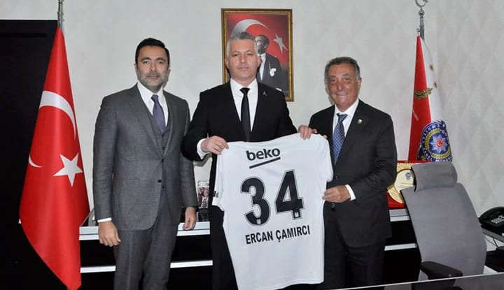 Başkan Çebi’den Beşiktaş Emniyet Müdürü Ercan Çamırcı’ya ziyaret