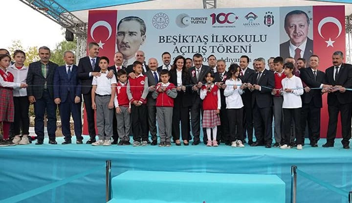 Adıyaman Besni Beşiktaş İlkokulu’nun açılış töreni yapıldı!
