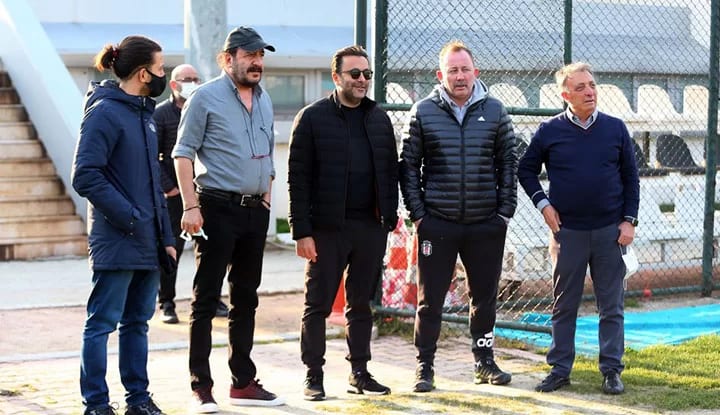 Ahmet Nur Çebi antrenmanı izledi, Hasic ve Mensah ile görüştü!