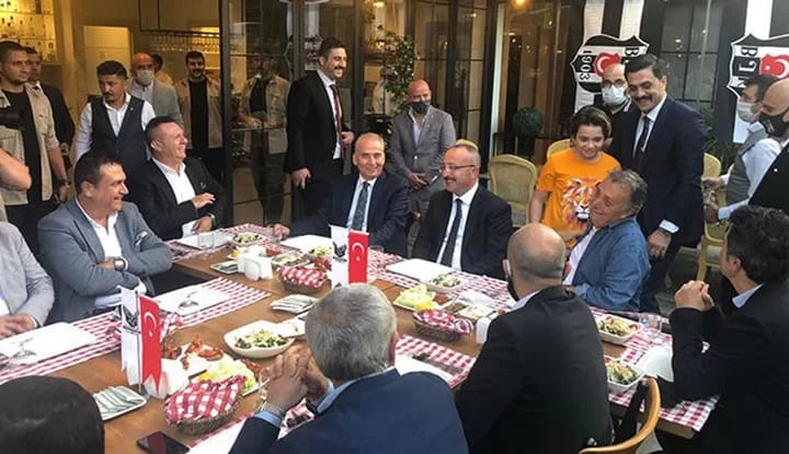 Ahmet Nur Çebi, Denizli Beşiktaşlılar Derneği’nin davetine katıldı