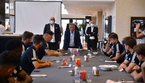 Ahmet Nur Çebi, Denizli'de takımla bir araya geldi!