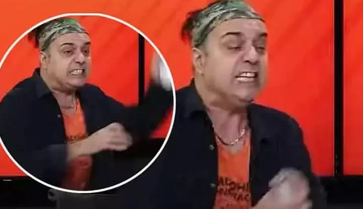 Ali Ece Beşiktaş'ın yenilgisi sonrası canlı yayında çıldırdı, kalemi kırdı!