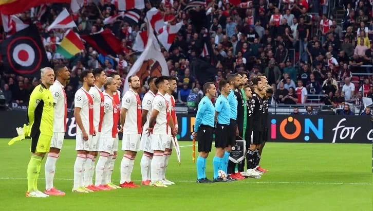 Amsterdam'da maç sonu Beşiktaş'a büyük destek!
