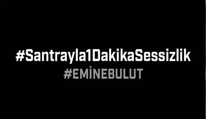Beşiktaş'tan Emine Bulut paylaşımı! "Santrayla1DakikaSessizlik"